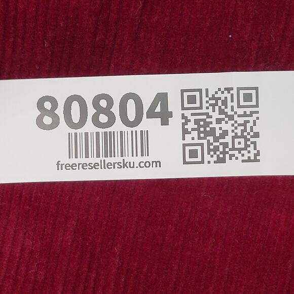 Vintage 70s MOD High-Waist Corduroy Pants 28x27 Burgundy - Picture 8 of 16